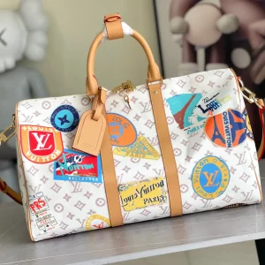 Louis Vuitton Keepall 45 Travel Sticker Bag Monogram M14736, 45.0 x 27.0 x 20.0 cm