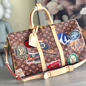 Louis Vuitton Keepall 45 Travel Sticker Bag Monogram M24960, 45.0 x 27.0 x 20.0 cm