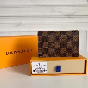 Louis Vuitton Pocket Organizer Damier Canvas M63144, 7x11 cm