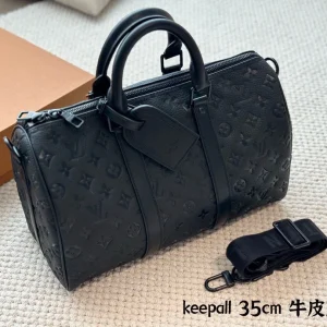 Louis Vuitton Keepall 35 Monogram, Black, 35x21cm