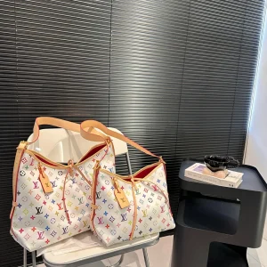 Louis Vuitton Carryall Bag, Large 37x33 / Small 28x25, Item 13661