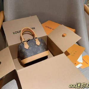Louis Vuitton Nano Alma Mini Bag, 16×12×8 cm