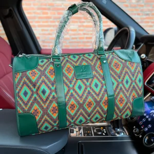 Louis Vuitton Keepall 45 Travel Bag, Monogram Denim, 45x27x20cm