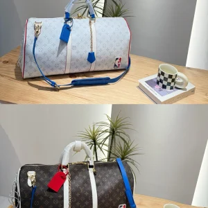 Louis Vuitton Keepall Travel Bag, 55x27cm, Item 45587