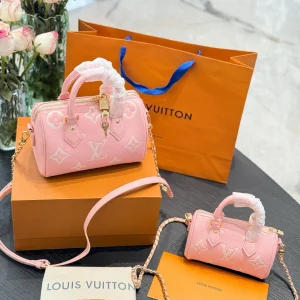 Louis Vuitton Speedy Nano Monogram, Black, 16cm