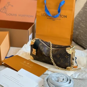 Louis Vuitton Slim Trunk Bag Monogram, 23x12x4 cm