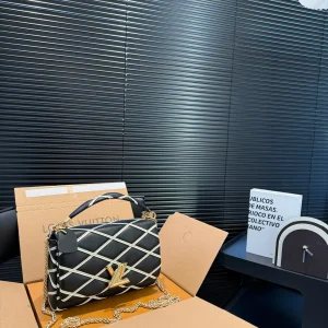 Louis Vuitton GO-14 Bag, Lambskin, 23x14cm, Item 22891