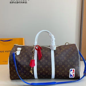 LV x Collaboration Keepall Travel Bag, 55*20*27cm