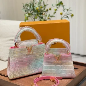 Louis Vuitton Capucines Bag, Alligator Leather, 20cm/26cm