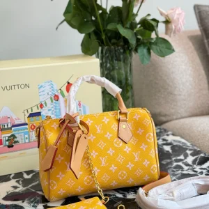 Louis Vuitton x Pharrell Williams Speedy 25, Yellow, 25cm