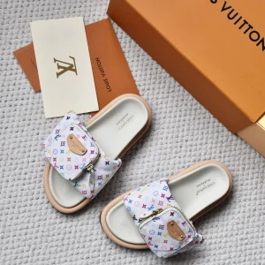 Louis Vuitton x Takashi Murakami Multicolor Bread Slippers Size 35-40