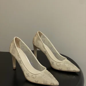 Louis Vuitton Gala 25SS Heels Mesh & Rhinestone Size 35-39