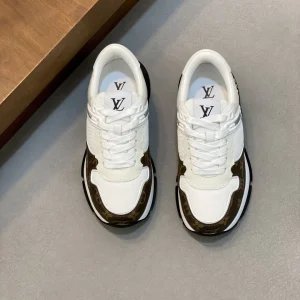 Louis Vuitton Trainer Sneakers Grain Calfskin #54 Size 39-44