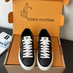 Louis Vuitton Casual White Board Shoes Silk Cowhide Size 35-41