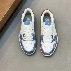 Louis Vuitton x Nike Air Force 1 Style Board Shoes Lychee Leather Size 39-44