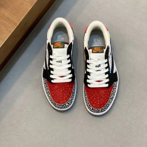 Louis Vuitton x Nike Air Force 1 Style Board Shoes Lychee Leather Size 39-44