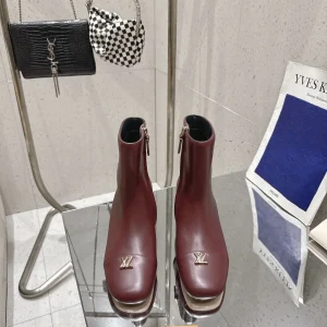 Louis Vuitton 25SS Swing High Heel Ankle Boots Size 35-41