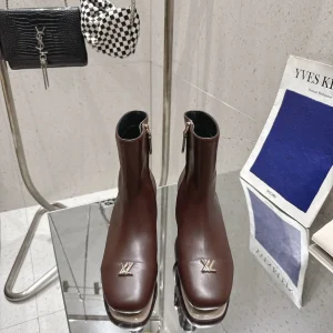 Louis Vuitton 25SS Swing High Heel Ankle Boots Size 35-41