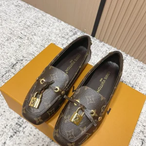 Louis Vuitton 25SS Flat Loafers Cowhide Size 35-41