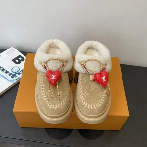 Louis Vuitton 25SS Snow Boots Suede & Wool Size 35-39