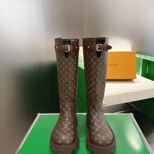 Louis Vuitton 24FW Territory Flat High Boots Monogram Size 35-40