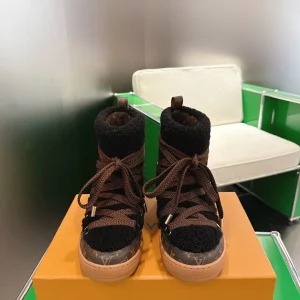 Louis Vuitton Autumn/Winter Snow Boots Wool Size 35-40