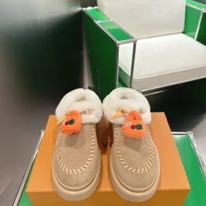 Louis Vuitton 25SS Snow Boots Suede & Wool Size 35-39