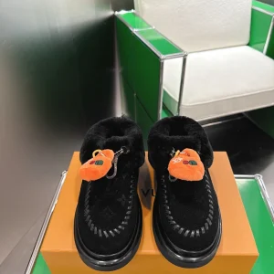 Louis Vuitton 25SS Snow Boots Suede & Wool Size 35-39