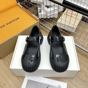 Louis Vuitton 24FW Mary Jane Platform Shoes Patent Leather Size 35-41