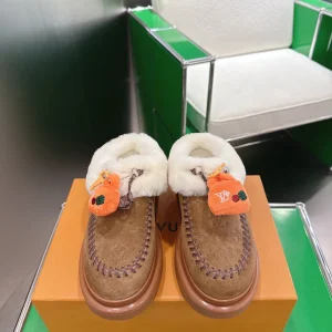 Louis Vuitton 25SS Snow Boots Suede & Wool Size 35-39