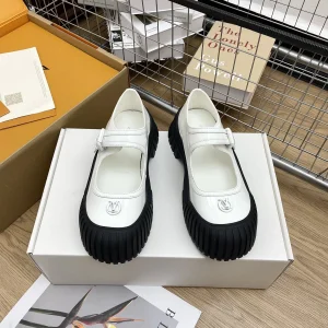 Louis Vuitton 24FW Mary Jane Platform Shoes Patent Leather Size 35-41