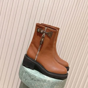 Louis Vuitton 25SS Martin Boots Short Cowhide Size 35-40