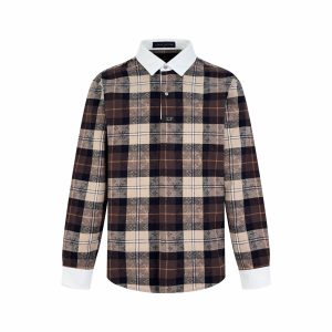 Louis Vuitton Plaid Jacquard Polo Shirt