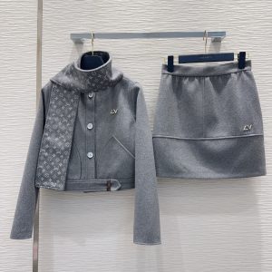 Louis Vuitton 2025FW Blazer & Skirt Set