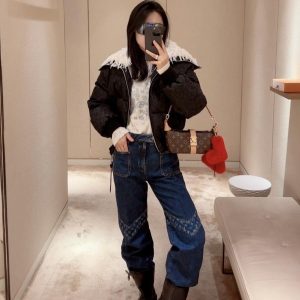 Louis Vuitton 2026SS Logo Patch Jeans