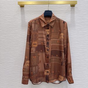 Louis Vuitton 2025FW Silk Shirt