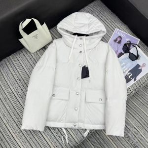 Prada Hooded Down Coat