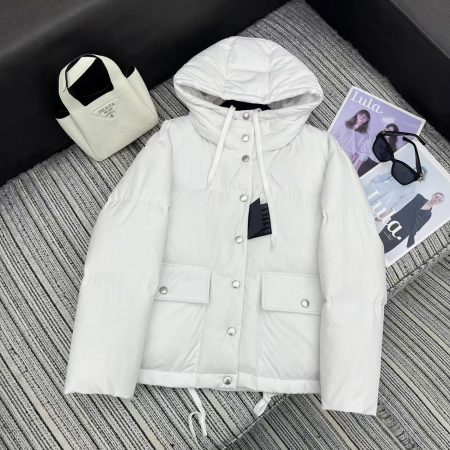 Prada Hooded Down Coat