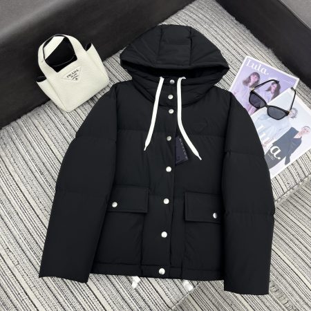 Prada Hooded Puffer Jacket