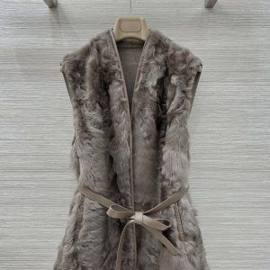 Loro Piana Shearling & Cashmere Vest