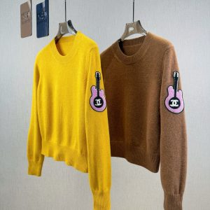 Chanel 2025FW Embroidered Cashmere Sweater