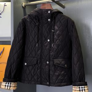 Burberry 2026SS Black Quilted Coat