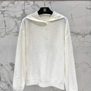 Chanel Sequin Hooded Sweater