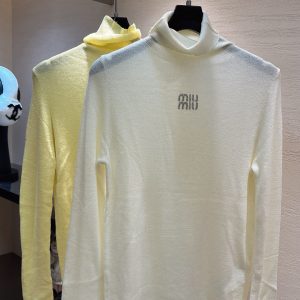 Miu Miu 2025FW Merino Wool Turtleneck