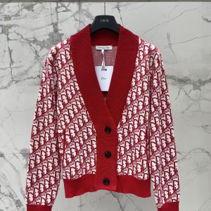 Dior 2025FW Printed Wool Cardigan