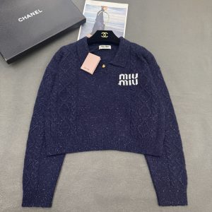 Miu Miu 2025FW Speckled Cashmere Sweater