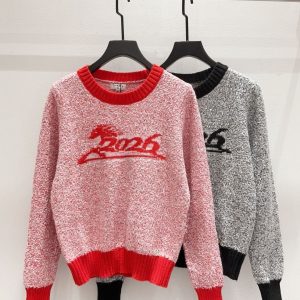 Chanel 2025FW Number Jacquard Sweater