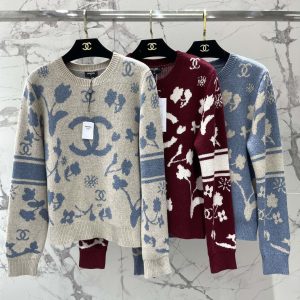 Chanel 2025FW Floral Knit Sweater