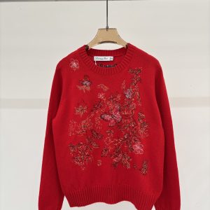 Dior 2025FW Floral Knit Sweater