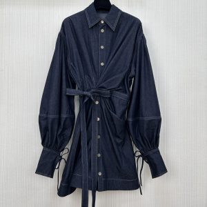 Zimmermann 2025FW Ruffle Denim Dress